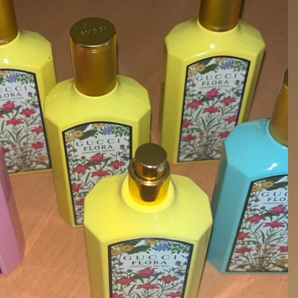 Gucci Flora Body Wash Collection - Yellow and Blue